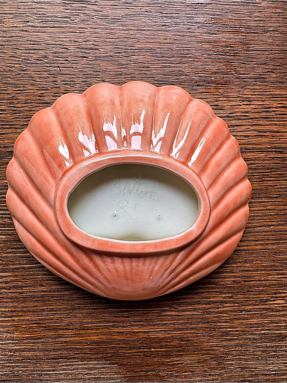 Vtg ceramic Shell dish - Picture 3 of 3